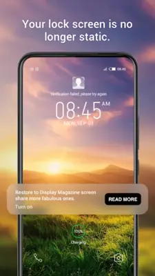Magazine Lockscreen XOS android App screenshot 2
